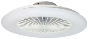 Lucci Air 513200 - LED Stm. svietidlo s ventilátorom OSLO LED/20W/230V biela + DO