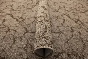 Metrážny koberec Marble 90 mramor, hnedý / béžový