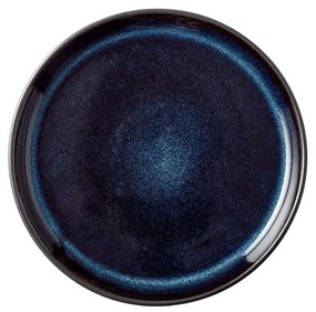 Čierny/modrý dezertný kameninový tanier ø 17 cm Mensa – Bitz