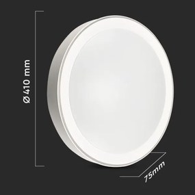LED Stmievateľné stropné svietidlo LED/40W/230V 3000K/4000K/6500K + DO