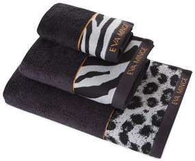 BAVLNENÝ UTERÁK EVA MINGE22 50X90 CM ČIERNA