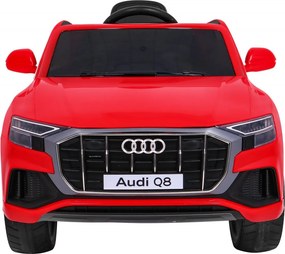 Ramiz Elektrické autíčko Audi Q8 Lift pre deti červené SUV + diaľkové ovládanie