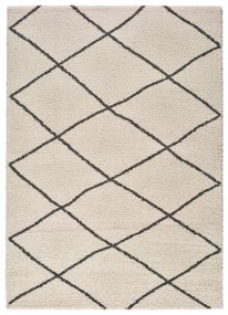 Biely koberec Universal Atlas Geo, 60 x 120 cm