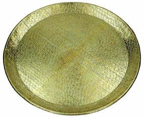 Tanier hliníkový, zlatý 48x48x2,5cm