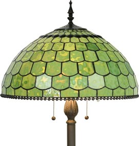 Stojací Tiffany lampa Amarante - Ø 51 * 165 cm E27 / max 3 * 60W