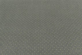 ITC, Metrážny koberec Akzento New 92, záťažový, na mieru, šíře 4m, šedá, ab (mriežka), chodba / predsieň