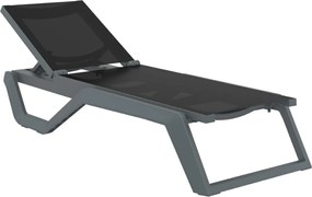 RIO PRO záhradné lehátko white/taupe