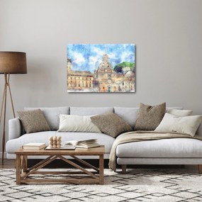 Obraz - Kostol Santa Maria di Loreto, Rím, Taliansko (70x50 cm)