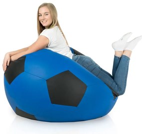 Sedací vak Futbal Inter ekokoža