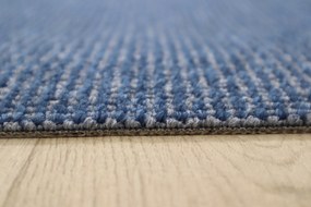 Betap, AKCIA: 165x400 cm Metrážny koberec Lion 81, šíře, modrá, ab (mriežka), chodba / predsieň