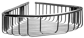 Rohová polička Sanela nehrdzavejúca oceľ SLZD26, 1 ks