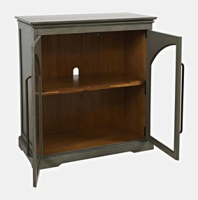 Komoda Avola 84 cm z masívu šalviovo sivá