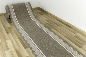 Protišmykový behúň Promenade 8714 - hnedý