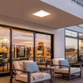 Brilagi - LED Kúpeľňové svietidlo ULTRA SLIM LED/24W/230V 42x42 cm biela IP54