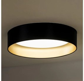 Duolla - LED Stropné svietidlo ROLLER LED/24W/230V pr. 45 cm čierna/zlatá