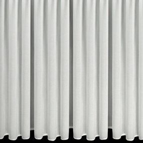 VIANOČNÁ ZÁCLONA NA KRÚŽKOCH FLAKE 350X160 CM BIELA