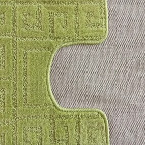 Sada kúpeľňových koberčekov Montana Ethnic Phosphoric green