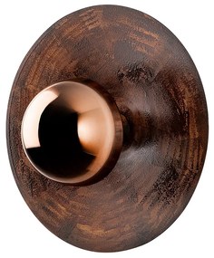 Nástěnná lampa Kurt 38 cm měděná