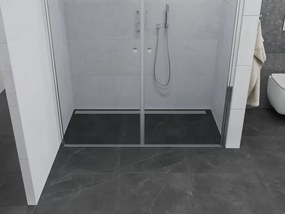 Mexen Pretoria Duo, 2-krídlové sprchové dvere do otvoru 170 cm, 6mm číre sklo, chrómový profil, 852-170-000-02-00