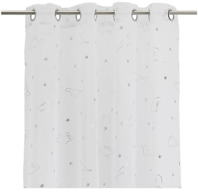 Biela/v striebornej farbe záclona 140x260 cm Dinos – Casa Selección