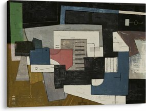 Obraz - Abstrakcia, kubizmus (70x50 cm)
