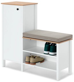 Lavička s priehradkou na topánky