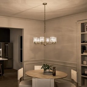 Kichler KL-WINSLOW6-NBR - Luster na reťazi WINSLOW 6xE27/60W/230V mosadz