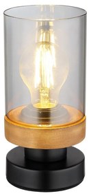 Globo 15557T - Stolná lampa FINCA 1xE27/40W/230V kov/drevo