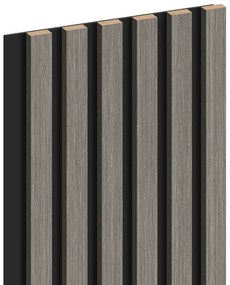 Mexen Lam-B, akustické stenové lamely 275 × 30 cm, HDF doska 4 mm, technická dyha, dub striebristý, S100-275307-3015-007