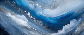 Obraz - Abstrakcia oceánu (120x50 cm)