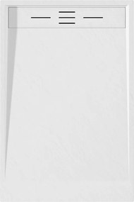 Mexen Amon, SMC obdĺžniková sprchová vanička 130 x 90 cm, biela, 4F109013