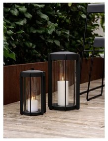 Čierny LED lampáš na USB (výška 25 cm) Firefly – Zone