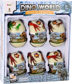 LEAN Toys Kreatívna archeologická súprava ľadové vajcia s dinosaurami