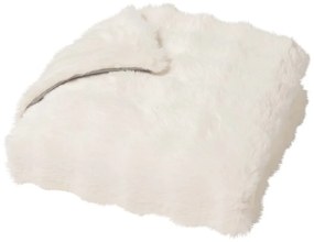 Krémová deka z mikroplyšu 180x220 cm Mounty – douceur d'intérieur