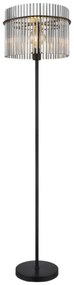 Globo 15698S - Stojacia lampa GORLEY 1xE27/60W/230V čierna