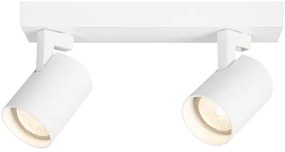 Bodové svietidlo VOLF 2xGU10/10W/230V biela