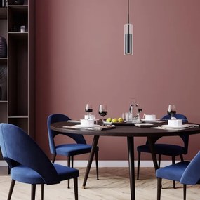 Rabalux 72047 - Luster na lanku KALEVI 1xGU10/50W/230V číra/čierna