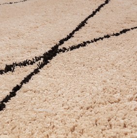 Okrúhly koberec leonco ø 200 cm béžový MUZZA