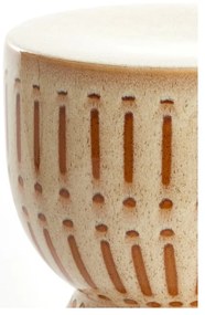 Keramický okrúhly odkladací stolík ø 28,5 cm Finca – Light &amp; Living