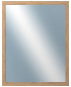 DANTIK - Zrkadlo v rámu, rozmer s rámom 40x50 cm z lišty KASSETTE dub (2863)