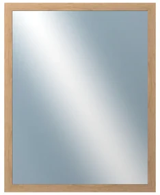 DANTIK - Zrkadlo v rámu, rozmer s rámom 40x50 cm z lišty KASSETTE dub (2863)