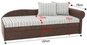 Leňoška Alloa D zlatá (P). Vlastná spoľahlivá doprava až k Vám domov. 772594