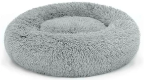 Plyšový pelech "M" 60 cm svetlo sivý