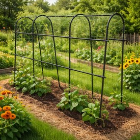 Tunelový oblúk pre popínavé rastliny BestBerg BBCS-1007 / 180 × 120 cm / zelená