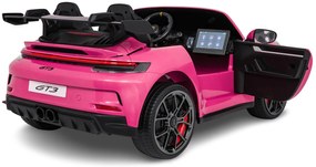 Detské elektrické autíčko Porsche 911 GT3 STRONG MP4 ružové