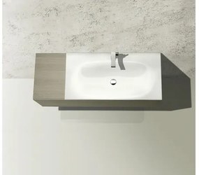 Umývadlo na skrinku KEUCO Edition 11 sanitárna keramika biela 105,5 x 53,8 x 13,8 cm 31150311001