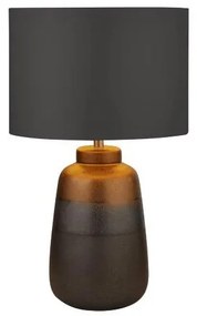 Searchlight EU2739 TABLE dekoratívna lampa na komodu E27 60W 48cm tmavo sivá/bronzová