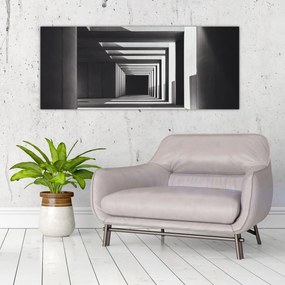 Obraz - Štvorcový tunel (120x50 cm)