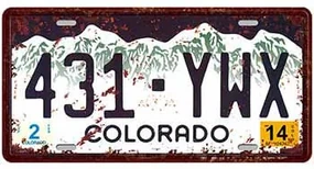 Ceduľa značka Colorado