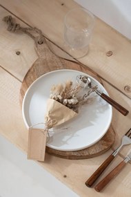 Zväzok sušený dekoračný kvet s lístkom na správu - 15**2*11 cm